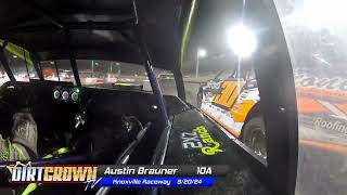 Austin Brauner Dirt Crown Knoxville Invitational A Feature [upl. by Menard]