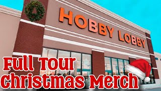 NEW Hobby Lobby CHRISTMAS 2024 Tour trending christhmas hobbylobby [upl. by Paryavi]