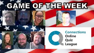 Connections Online Quiz League 🇺🇸 Season 5 Week 2  The Metatoes v Trash Pandas [upl. by Arrec]