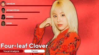 TWICE  Fourleaf Clover Vocal Analysis [upl. by Azalea474]