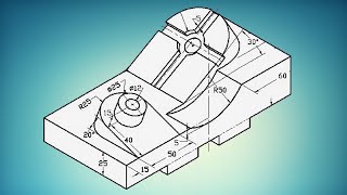 Circumference resting on an inclined plane isometric  Part 1 [upl. by Tannenwald]