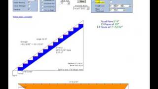 Stair Calculator  Full Plans [upl. by Aneda]