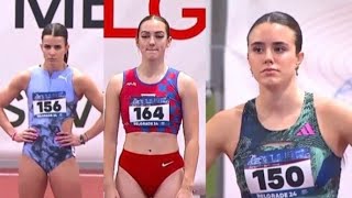 Veronica Besana ITA  Hurdles 60m Belgrade Indoor Meeting 2024 [upl. by Inaluahek]