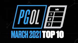 TOP TEN SMASH ULTIMATE PLAYERS ONLINE PGOL MARCH 2021 [upl. by Inness125]