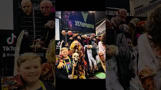 Look who stop by VFXcreates booth at TransWorlds Halloween amp Attractions Show DavidsTV 😮🧟‍♀️ [upl. by Krisha]