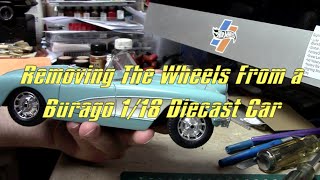 118 Bburago Wheel Removal Guide amp Tips [upl. by Eikcir]