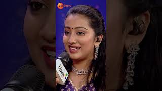 Abhigna’s Flower Guess Game Cheppagaluthundha  SAREGAMAPA Telugu shorts Sun 830PM  Zee Telugu [upl. by Naehgem964]