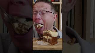 Carrot Cake Eating Show YouTube and ASMR Eating Show [upl. by Accever]