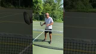 Ed Koivula playing the cross courts in Pickleball [upl. by Latreshia424]