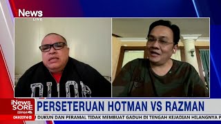 Perseteruan Hotman Paris Vs Razman Semakin Memanas Part 01 iNewsSore 2905 [upl. by Balf]