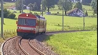 Swiss Railway Journeys  The Chemins De Fer Du Jura [upl. by Errol399]