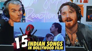 15 Indian songs in Hollywood film  REACTION [upl. by Eramat]