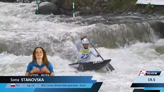 Sona Stanovska  Canoe SemiFinal  2024 ICF Canoe Slalom World Cup La Seu Spain [upl. by Drape]