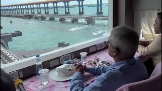 TRIAL RUN CONDUCTED AT NEW PAMBAN BRIDGE [upl. by Burkhard]