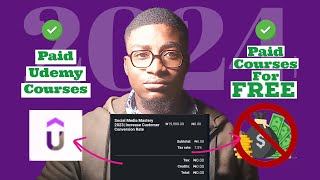 How To Get paid Udemy Courses For Free in 2024 With certificate  Udemy Paid Courses For FREE [upl. by Rivy]