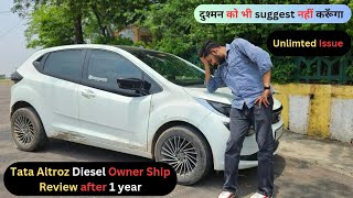 परेशान कर दिया 😡 Tata Altroz diesel Ownership Review after 1 year MotorSportWorld [upl. by Razaile]