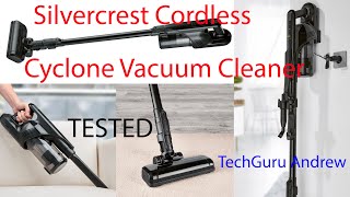 Silvercrest Cordless Cyclone Vacuum Cleaner SHAZ 222 F7 [upl. by Kaylil]