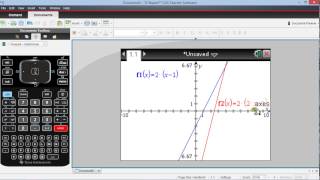 Resolver Ecuaciones Metodo Grafico en la TINspire CX CAS [upl. by Frech]