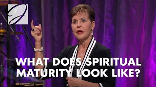 What Does Spiritual Maturity Look Like  Joyce Meyer [upl. by Schonfeld48]