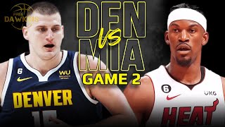 Denver Nuggets vs Miami Heat Game 2 Full Highlights  2023 NBA Finals  FreeDawkins [upl. by Esidarap]