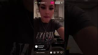 Sharife coopers girlfriend Ash kaash goes live and cooks [upl. by Airpal637]