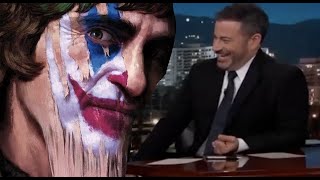 Jimmy Kimmel laughs at Joaquin Phoenix [upl. by Adleme355]