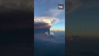 Kaboom💥Volcanic eruption sends smoke and ash clouds into sky over Papua New Guinea volcanoeruption [upl. by Schlessel]