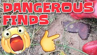 DANGEROUS FINDS • PINPOINTER METAL DETECTING [upl. by Oz]