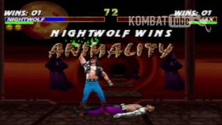 MK III Nightwolf Animality [upl. by Farmann]