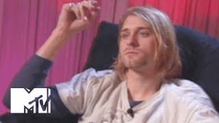 Kurt Cobain Talks Music Videos His Stomach amp Frances Bean  MTV News [upl. by Negam]