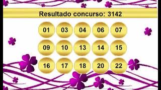 sorteio resultado lotofacil 3142 Palpite 3143 [upl. by Llevrac]