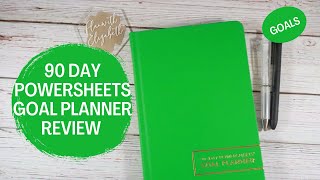 ✨90Day PowerSheets Goal Planners Review  Walkthrough ✨ [upl. by Einoj430]