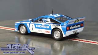 Ninco Slot Car Lancia 037 Group B Rally Pioneer 1 Slotcar 50614 [upl. by Notnilk]