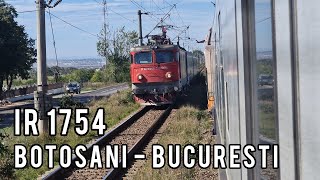 Botosani  Bucuresti  Calatorie si prezentare tren IR 1754 [upl. by Atnuahsal]