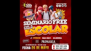 SEMINARIO FREE  ESCOLAR PRIMARIA [upl. by Oremo]