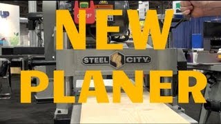 15quot Thickness Planer NEW thickness planer from Steel City 40255 [upl. by Htabmas]