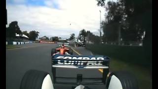 Jarno Trulli vs Michael Schumacher vs Juan Pablo Montoya F1 Melbourne 2002 by magistar [upl. by Selmner]