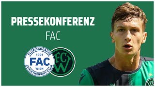 FC Wacker Innsbruck  Pressekonferenz vs FAC [upl. by Bentlee]