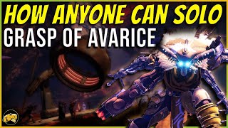 Grasp of Avarice Complete Walkthrough  Solo Flawless Tips  Dungeon Guide  Destiny 2  Basic Gear [upl. by Nonie408]