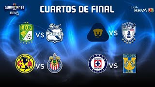 ASI SE JUGARAN LOS PARTIDOS DE LA LIGUILLA GUARDIANES 2020 [upl. by Halliday438]