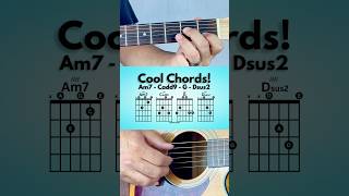 Try these cool chords Am7Cadd9GDsus2 Get your guitar and give it a try [upl. by Assille]