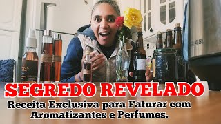 Como fazer Base p Aromatizante de Carro  Casa e Perfume Caseiro e Natural Vende muito [upl. by Kciredes]