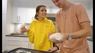 CARTOON PANCAKE ART BAKE OFF VS JESS CONTE [upl. by Krasnoff]