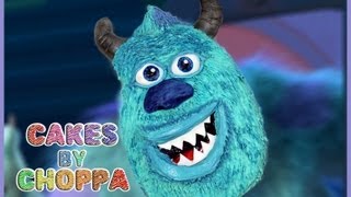 Sulley Cake  How To  Monster University collab with SimplyBakings [upl. by Aym]