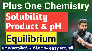 Solubility Product amp pH  Equilibrium Plus one Chemistry Important topic for Exam [upl. by Naol]