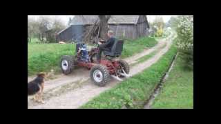 Traktor własnej roboty Sam 4x4 homemade tractor домашнее трактора [upl. by Pryce]