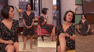 Janette ManraraLegs In A Floral Summer Dress Gorgeous 20624 HD [upl. by Eilyw]