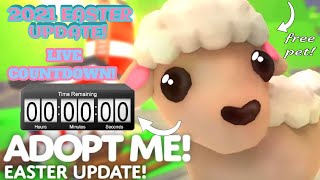 🔴LIVE adopt me EASTER UPDATE 2021 OFFICIAL COUNTDOWN Roblox [upl. by Akinirt]