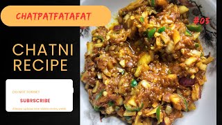 Tumter ki chatni  مزیدار ٹماٹر کی چٹنی  homemade chatni  chatpatfattafat [upl. by Yumuk790]