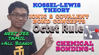 KosselLewis Theory Ionic Covalent Bonds Conceptual Chemical Bonding1 Class 11 ChemistryNPTAhil [upl. by Orimar42]